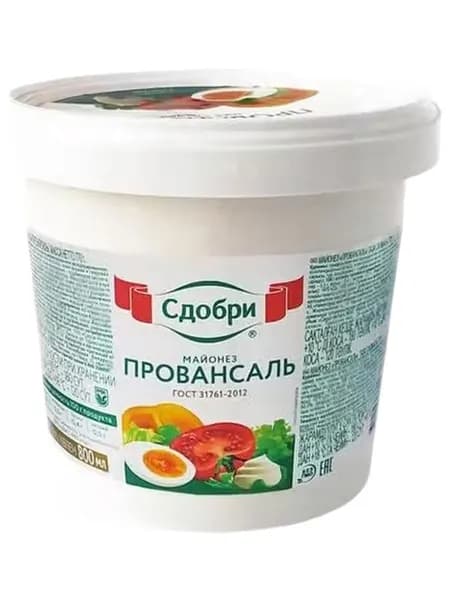 Майонез Сдобри Провансаль 50,5% 770 г