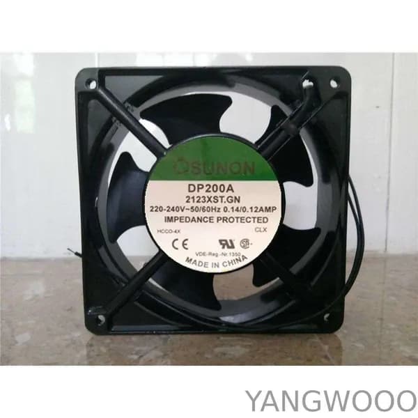 SUNON DP200A 2123XST.GN Вентилятор AC; осевой; 230ВAC; 120x120x38мм; 165м3/ч; 45дБА