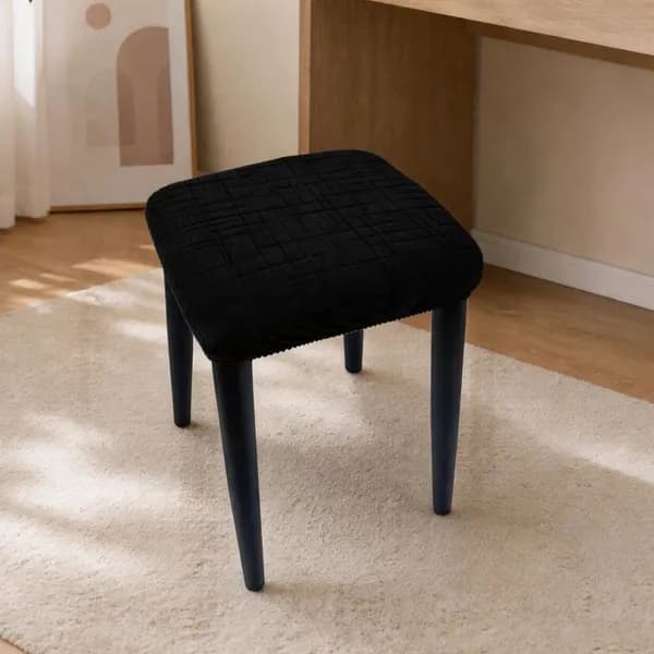 Non-branded Чехол на мебель для стула 34x34 см черный