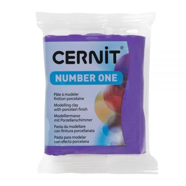 Полимерная глина Cernit Number One 900 цвет фиолетовый 56 гр.