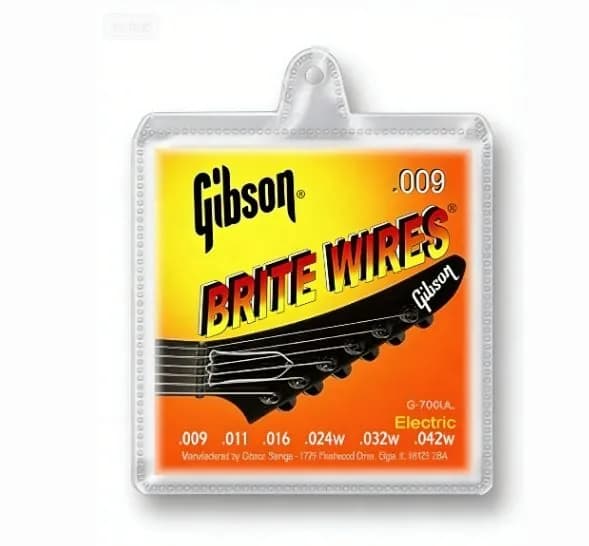 Струны электрогитары Gibson Brite Wires 009-042 Ultra Light Nickel