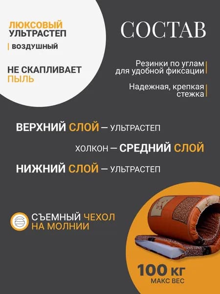 матрас-топпер холкон 70*190*5