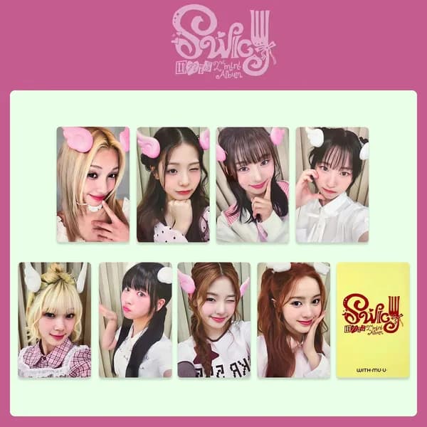 UNIS Карточки SWICY альбом карты k-pop карточки коллекционные 54 * 86 мм 8 шт