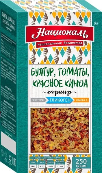 Булгур Националь томат киноа 250г