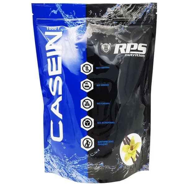 RPS Nutrition Casein Protein - 1000 грамм, ваниль (33 порции)