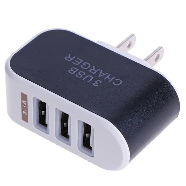 Сетевой адаптер с 1/2/3 USB-портами для Великобритании/ЕС/США