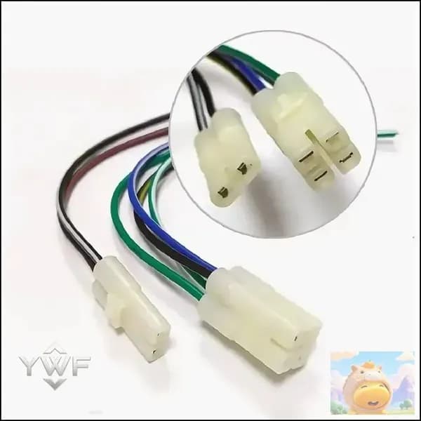 Коммутатор для мотоцикла 4+2 овальные фишки