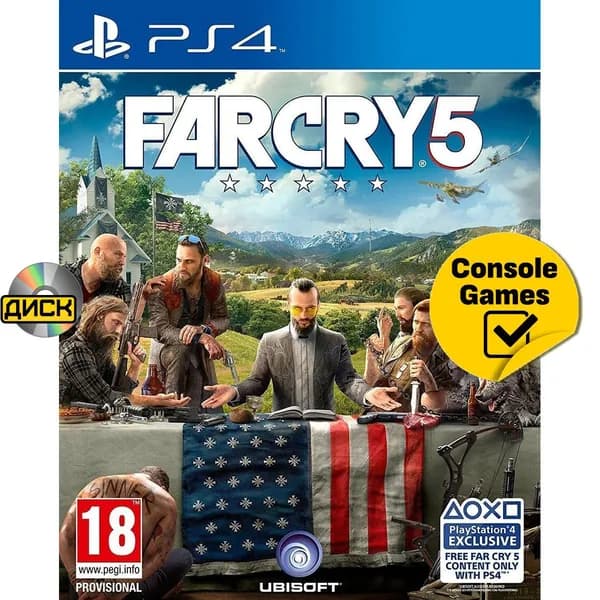 Игра PS4 Far Cry 5 (PlayStation 4, Русская версия)