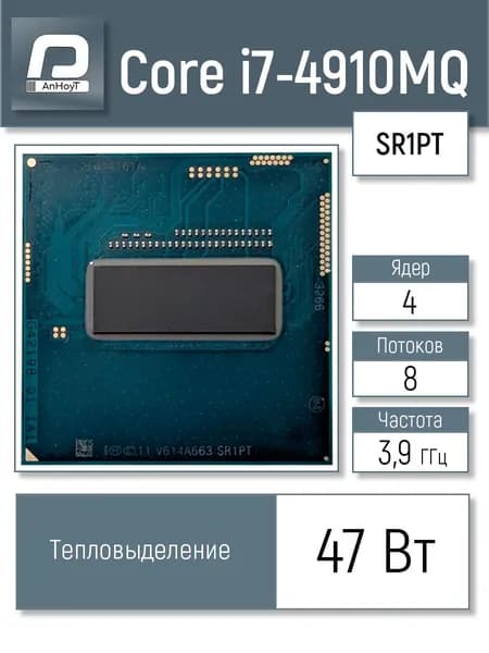 Intel Процессор Core i7-4910MQ OEM (без кулера)