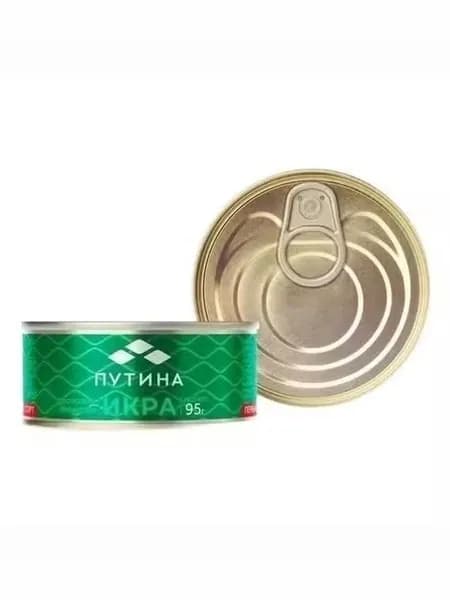 Икра горбуши красная Путина зернистая 95 г