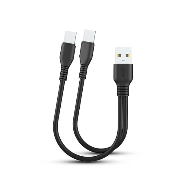 2 в 1 кабель Micro USB C разветвитель зарядного устройства для мобильного телефона двух типов шнура зарядки планшета