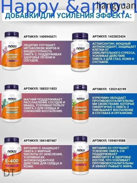 NOW Oмега-3, рыбий жир, 1000 мг, 200 капсул/Omega-3 Fish Oil