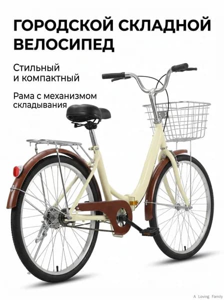 Велосипед Складной, Городской, mzm-20260703105030270
