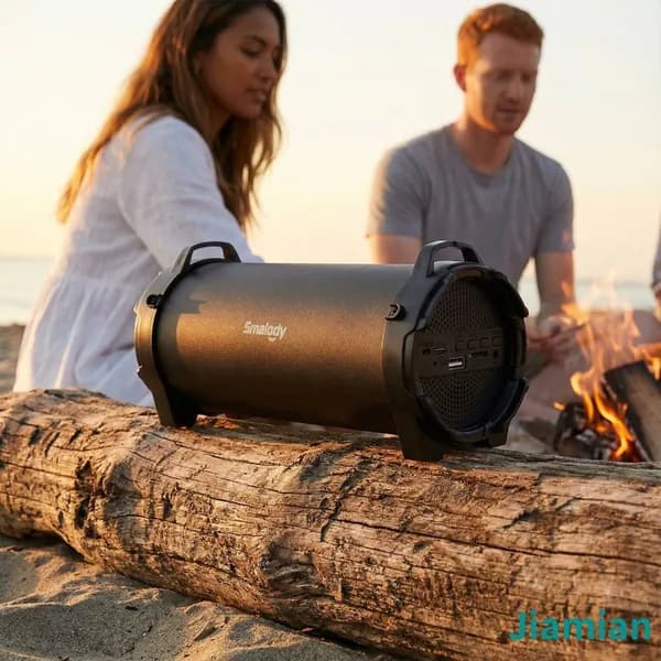 Беспроводная Bluetooth-колонка портативная с усиленным басом и кристально чистым звуком