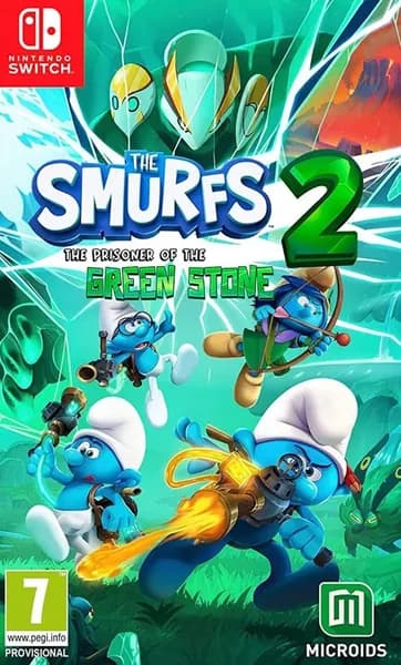 Игра The Smurfs 2 (Смурфики 2) Пленники Зеленого Камня (The Prisoners of the Green Stone) Switch Русская Версия Картридж на Nintendo Switch