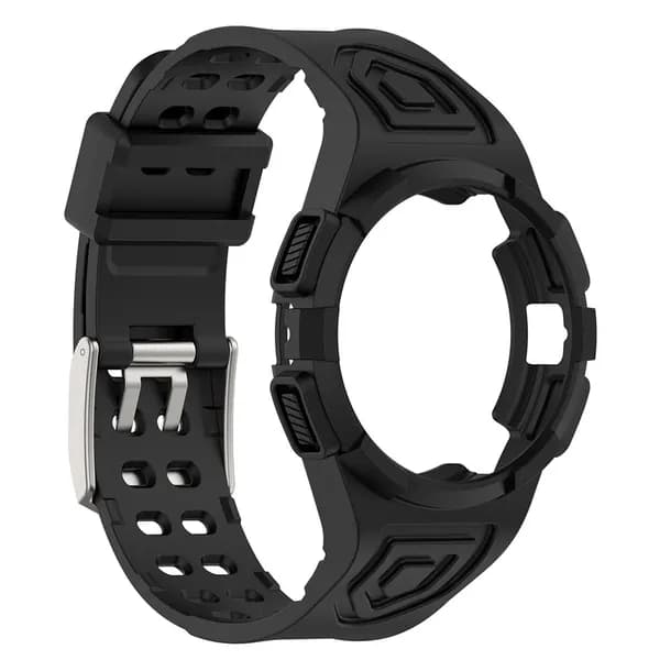 Ремешок для Samsung Galaxy Watch FE/6/5/4, 40 мм, ТПУ, прозрачный чёрный