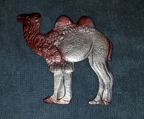 Елочная игрушка СССР Верблюд картонаж
