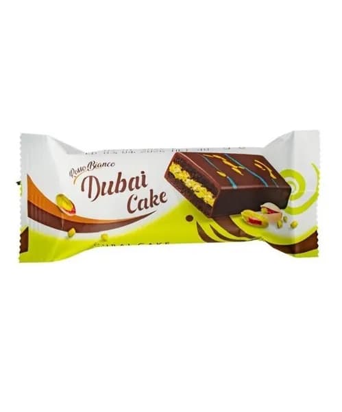 Пирожное Rosso Bianco Dubai Cake Шоколадное с фисташковой начинкой 40 г