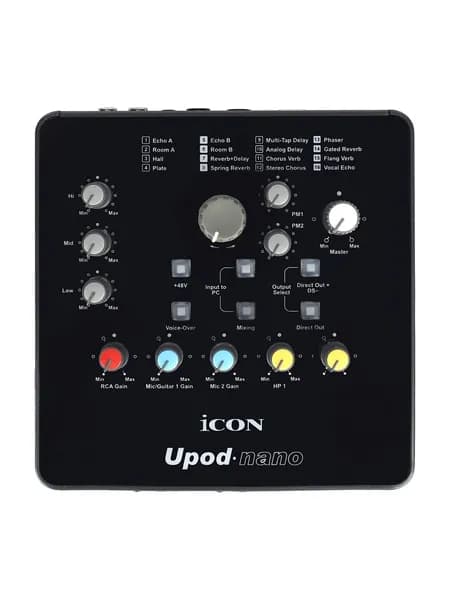 Внешняя звуковая карта Аудиоинтерфейс USB iCON UPod Nano