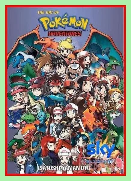 Книга Pok mon Adventures 20th Anniversary Illustration Book / Мягкая обложка / Комикс / Хидэнори Кусака / Иллюстрации и скетчи к 20-летию серии Pokemon Adventures