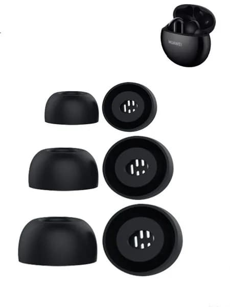 Мягкий силикон амбушюры Подходит для наушников Huawei freebuds 4i, Аксессуары для наушников HUAWEI Freebuds 4i,3 пары (S,M,L)