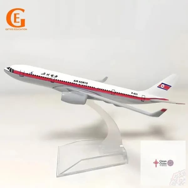 Металлическая Модель Самолета TU-204 P-633 Северная Корея, Советских Air KORYO Литая Коллекционная
