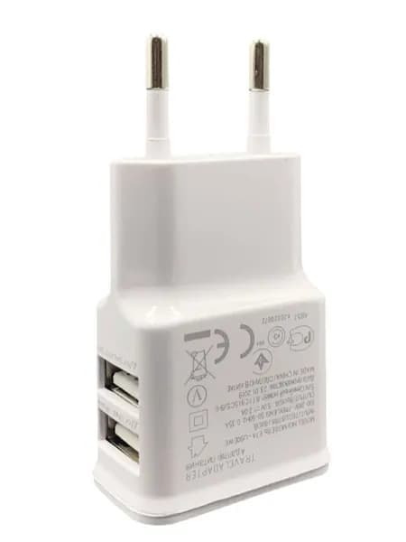 Белый Двойной USB-адаптер для зарядного устройства 5V 2A 10 Вт