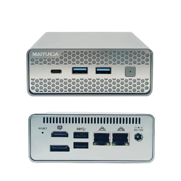 Мини-ПК N150 (Intel N150, RAM 32 ГБ, Intel Graphics, Windows 11 Pro), M1S Mini N150 32+0, серебристый