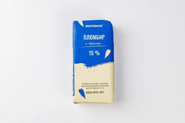 Пломбир с ванилью, 230 г