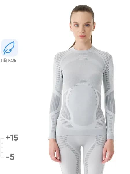 Термобельё верх женское Xperience Silver Grey