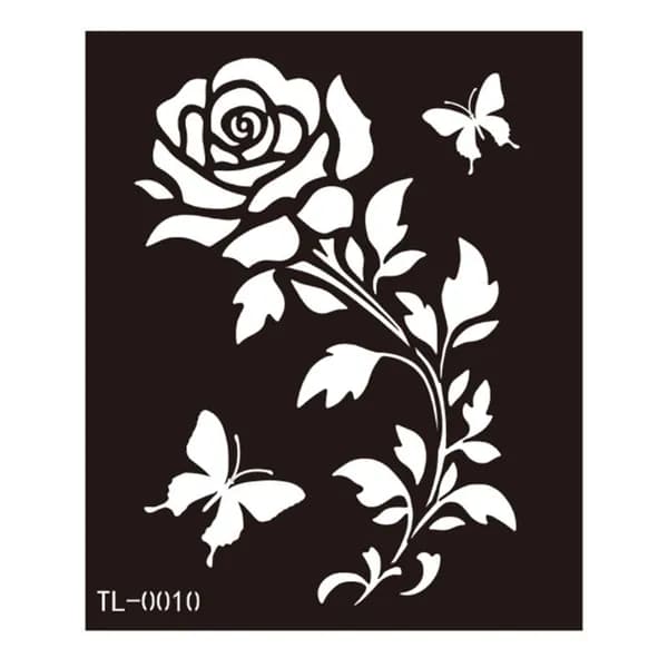 (1 лист) Hannah Hollow tattoo Stickers Juice Полупостоянный шаблон для струйной татуировки DIY-TL0010