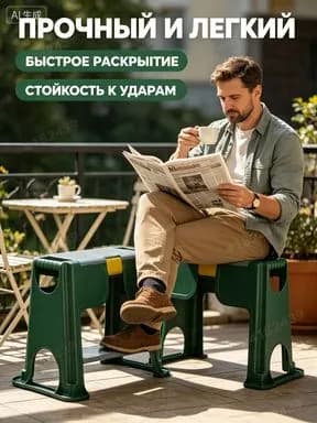 Садовая скамейка 27.52х56.52х37.2 см