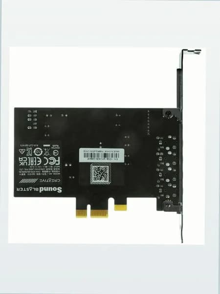 Звуковая карта Creative 7.1 PCIe черная 122x119x41 мм
