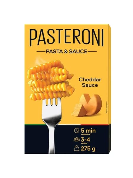 Макаронные изделия Pasteroni с соусом сыр, 275 г