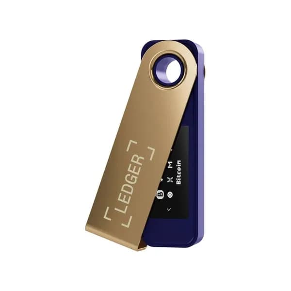 Аппаратный криптокошелек Ledger Nano S Plus Ferro Fuchsia 2026 с чехлом в подарок. Холодный кошелек для криптовалют от официального реселлера HODL