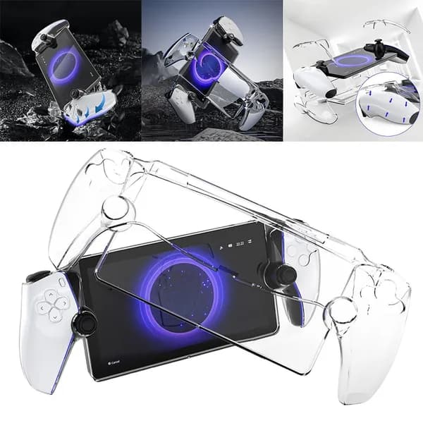 чехол защитный для PlayStation Portal, прозрачный, поликарбонат