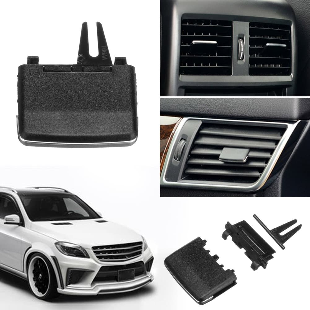 Автомобильный дефлектор вентиляции для Mercedes-Benz W166 ML/GL, ABS+PC, черный