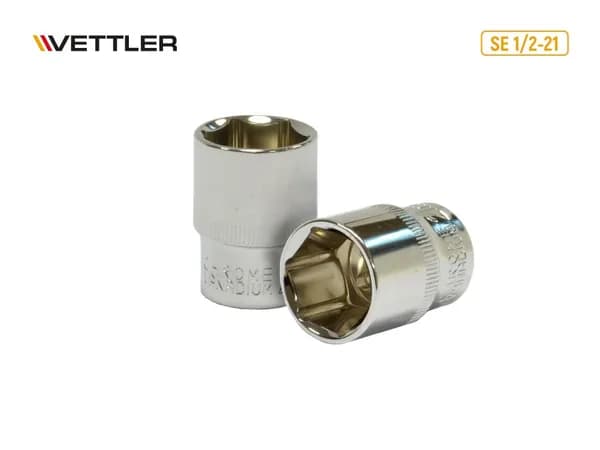 Головка 6-гранная 1/2"DR 21 мм (VETTLER)