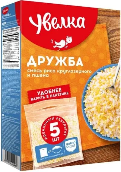 Крупа Увелка Дружба 5пак*80г