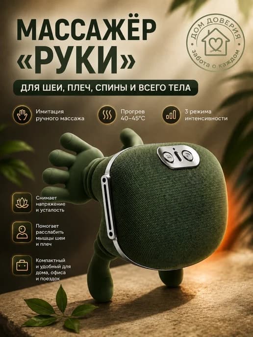 Массажер(Руки) для шеи и плеч с подогревом