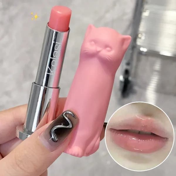 Бальзам для губ Kitty paws (1 шт) клубника с маслом кокоса и витамином Е