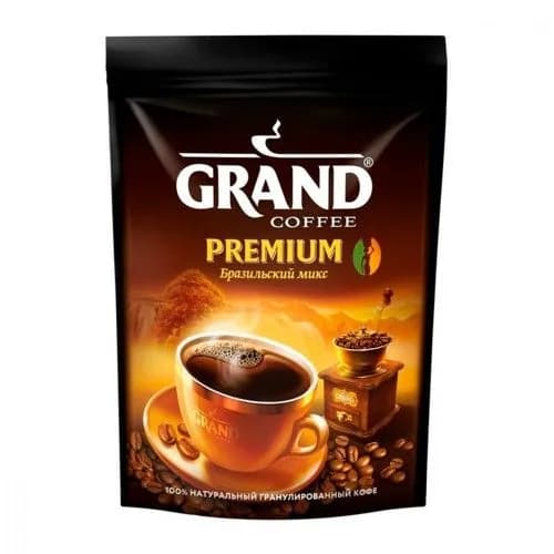 Grand Кофе растворимый Premium, по-бразильски, 50г