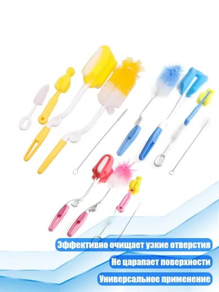 Щётка для чистки носика чайника и соски, Синий