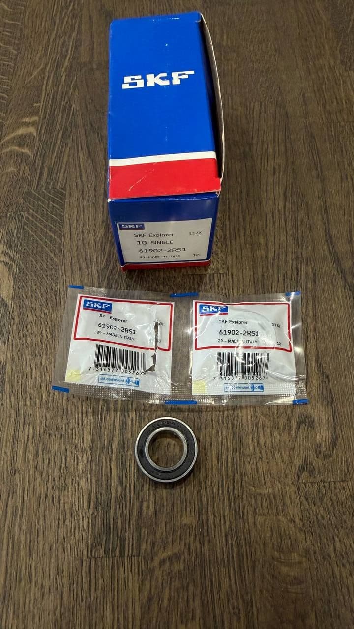 SKF Подшипник автомобильный, диаметр 15 мм, 1 шт., арт. 619022rs1