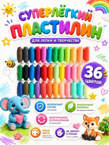 Пластилин,большой набор цветов