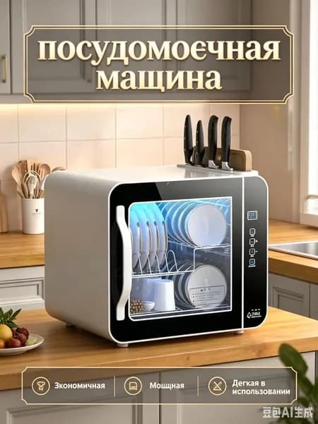 Посудомоечная машина mzm-20260625170927567, черный, черный матовый