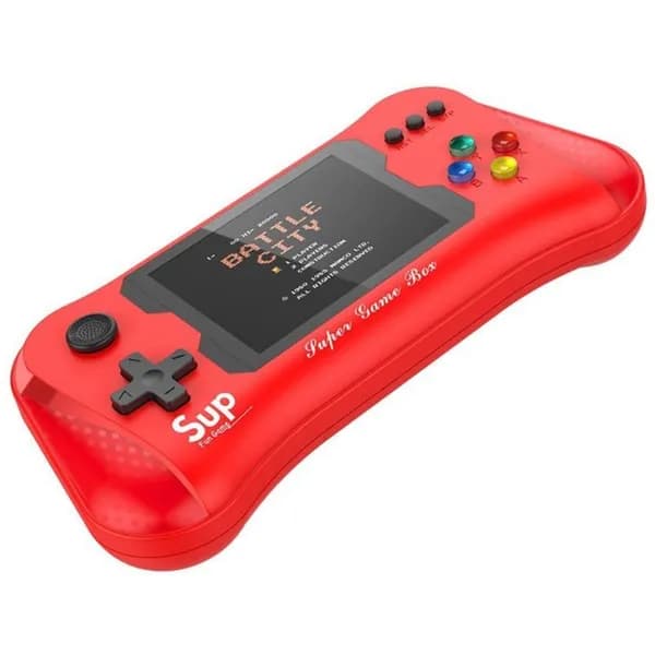Ретро-консоль для детей с 500 играми, красный - одиночный игрок