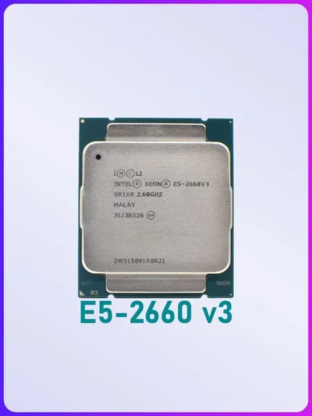 Intel Серверный процессор S2011-3 Intel Xeon E5-2660 v3 2,6-3,3GHz, 10 ядер, 20 потоков, 25mb, TDP 105W, IMC 2133MHz OEM (без кулера)