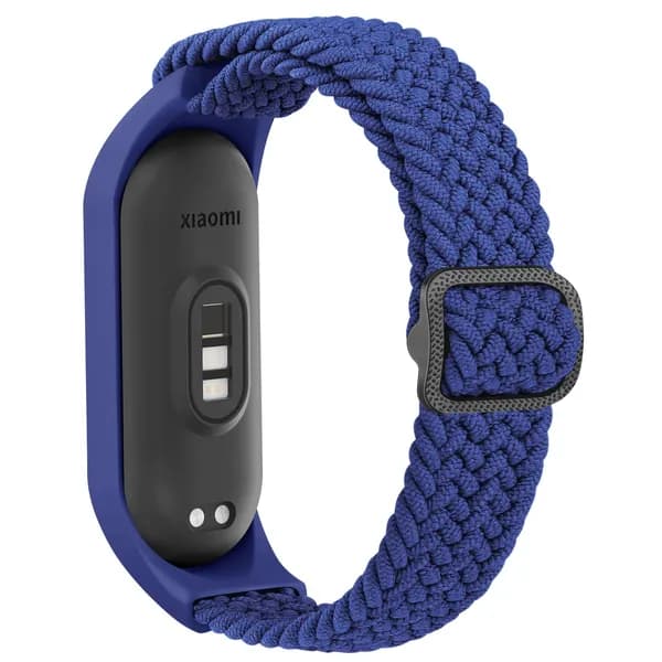 Неоновый плетёный ремешок для Xiaomi Mi Band 7 6 5 4 3, эластичный регулируемый браслет для Amazfit Band 5