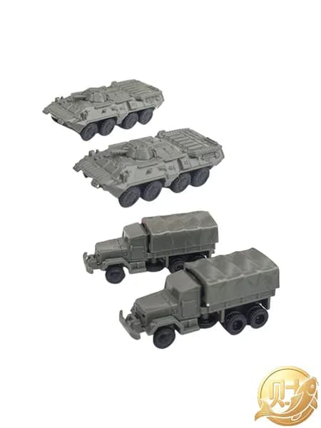Набор моделей техники 1:144, 4 шт., для самостоятельной сборки, обучающая игрушка